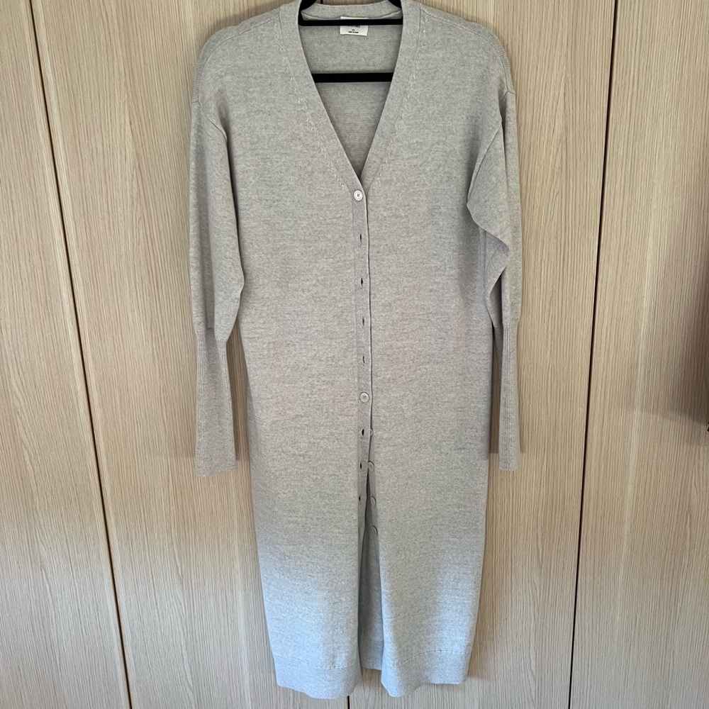 Wilfred Knit Sweater Cardigan Dress